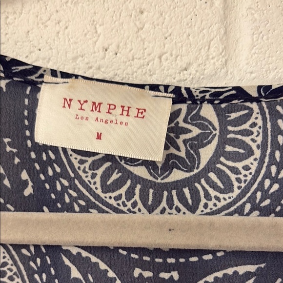 Navy Blue Patterned Kimono - Picture 2 of 5